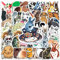 Bric dodo 50 Stück Kaninchen-Aufkleber, Laptop, Auto, Scrapbook, Telefon, Skateboard, Koffer, Gepäck, Fahrrad, Hasen-Aufkleber, Vinyl, wasserdicht, ästhetisch, Erwachsene, Kinder