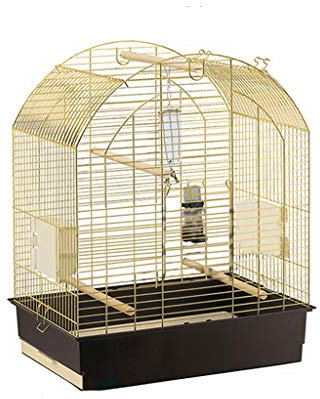 Vogelkäfige Vogelkäfig Edelstahl Große Papagei Drossel Taube Tragbare kleine Vögel Reisekäfig Haustierhaus Vogelträger (Color : B)