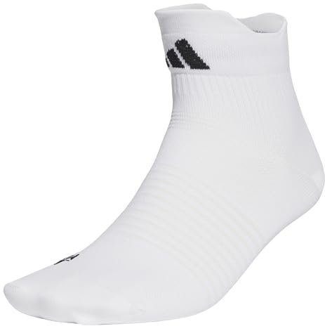 adidas Unisex Performance Designed for Sport Ankle Socks, White/Black, 42-45
