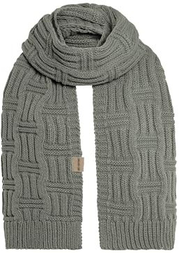 Knit Factory - Bobby Schal - Grob Gestrickter Schal - Für Damen und Herren - Winter Strickschal mit Wolle - Hochwertige Qualität - Urban Green