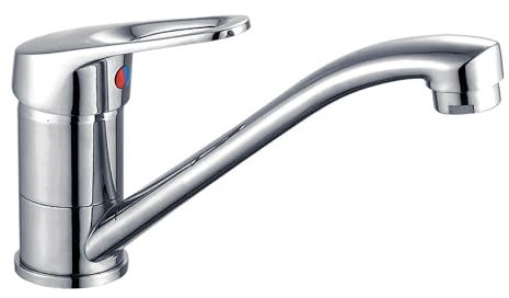 DURO Einhebel-Waschtischarmatur mit Innovativem Luftregler, Elegante & Moderne Optik, Stehend, Klasse A Wasserdurchfluss, Fokus auf Qualität und Hygiene, mit Beweglichem Auslauf