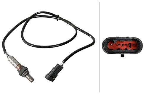 HELLA 6PA 358 221-511 Lambdasonde - 4-polig - Kabel: 940mm