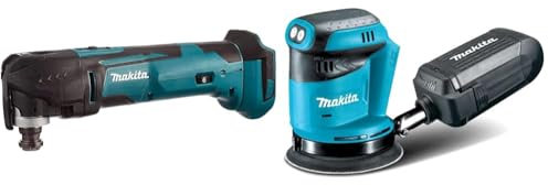 Makita DTM51Z Multi-Tool, 18 V,Blue & DBO180Z 18V Li-Ion LXT Sander - Batteries and Charger Not Included
