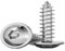 AYYSSM Vite for Rubinetto Esagonale a Testa Tonda in Acciaio Inossidabile 304 con Vite for Legno a Ombrello a Fungo con Colletto (Color : 20mm, Size : M8 (10Pcs))