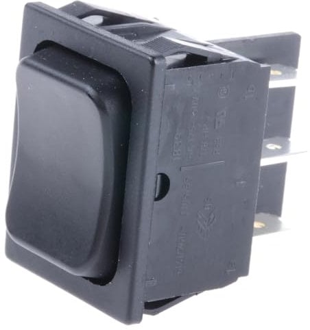 Marquardt Tafelmontage Wippschalter, 2-poliger Wechsler (Ein)-Aus-(Ein), 6 A 22mm x 30mm, IP 40