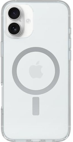 OtterBox Symmetry Series Clear MagSafe Case for iPhone 16 Plus, Shockproof, Drop proof, Protective Thin Case, 3x Tested to Military Standard, Clear, Non-Retail Packaging