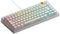 Glorious Gaming GMMK 3 Rapid Trigger Keyboard, Hall Effect, 8K Polling, MX Mechanical & Magnetic Switches, Hotswappable TKL 75%, Modular Gasket System, Doubleshot PBT keycaps, UK QWERTY - White