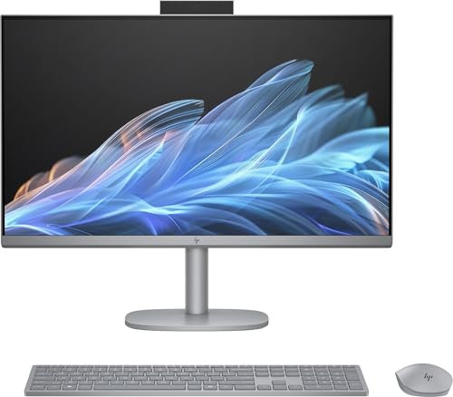 HP OmniStudio 27-cs0077ng X All-in-One AI PC | Display UHD antiriflesso da 27 | Intel Core Ultra 7 155H | 32 GB DDR5-SDRAM | 2 TB SSD | Intel Arc Graphics | Windows 11 Home | QWERTZ | Argento