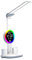 Baoblaze LED-Schreibtischlampe, verstellbar, wiederaufladbar über USB, tragbar, mit Touch-Steuerung, dimmbares Leselicht für Schlafzimmer, Büro, Uhr