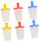 MAGICLULU 6 Moldes De Helado Lekue Molde Para Paletas De Plástico Colores Surtidos