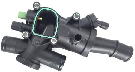 Hajus 1211188 Thermostat Kühlmittel Thermostatgehäuse 1336Y9 83°C kompatibel mit Citroën C4 C5 Jumpy Ford Focus II Mondeo IV Peugeot 307 308 407 508 Expert 2.0 TDCI HDI