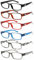 COJWIS 6 Pack Lesebrille für Herren Damen Blaulichtfilter Brillen Anti Blaulicht PC Gaming Modebrille Sehhilfe Lesehilfe (6 Farbe Mischen-2, 4.00, multiplier_x)