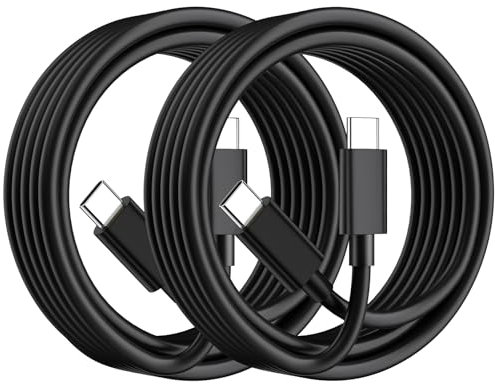 2 Stück 1,8 Meter USB C Kabel für Lenovo Laptop HP Chromebook, Licht 65W PD Schnell ladekabel Typ C Datenkabel 45W Netzkabel für Thinkpad Yoga,Dell Chromebook,Asus,Acer,Samsung,Google Tablet Notebook