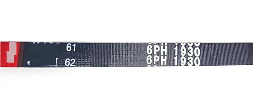 Courroie d'entraînement en caoutchouc for sèche-linge, tambour PH, pièces de rechange for sèche-linge, Compatible avec Electrolux 6PH1930(6PH1930-1pc)
