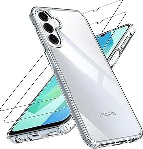 Schermo Pellicola Protettiva per Samsung Galaxy A16 4G/5G, [4 Pezzi] Anti Graffio, Senza Bolle, Copertura Completa 3D, Bordo Curvo, Flessibile HD PET Trasparente Pellicola Proteggi Schermo