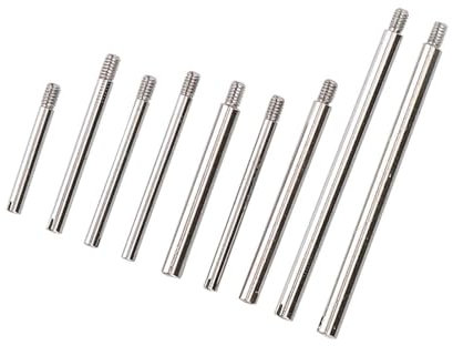 Metal 10 Sizes Watch Band Strap Screw Set Watch Repair Tool Accessories with Storage Box (50pcs)