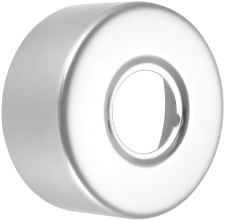 TOP-VIGOR 25mm Wall Split Flange Pipe Cover 201 Stainless Steel | Round Pipe Escutcheon Chrome Plates for Radiator, Water and Heating Pipe Wall Hole Decoration