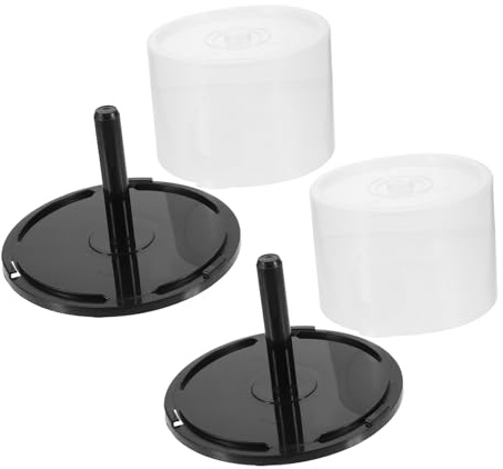 Toddmomy 2 pezzi Contenitore Dvd e CD Vuoto Secchio Porta Dischi Slot Organizer Portatile e Custodia Protettiva Polvere e Umidità
