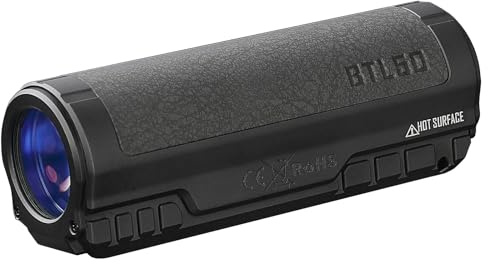 IMALENT BTL50 Zoomable Rechargeable Torch, 3,000 Lumens, 705m Spotlight and Wide Flood Beam, IP56 for Hunting and Outdoor Use (Black)