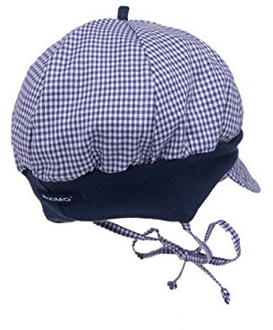 maximo Baby-Jungen Schildmütze Mütze, Blau (DKL.Marine-weiß 6), 43