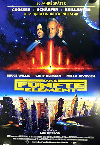 Das fünfte Element - WA - Bruce Willis - Filmposter A1 84x60cm gerollt