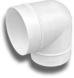 K-TECH-PRO 90° Bogen Rohrbogen 90 Grad PVC rund Lüftung Abluft Zuluft System Ø 100