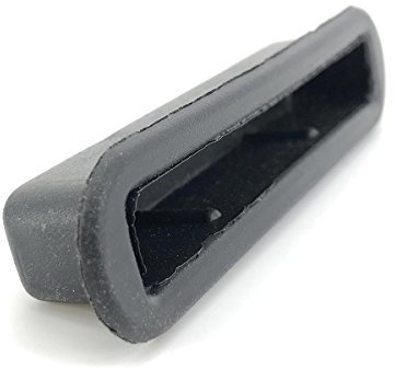 Cortassa, Abdeckkappe aus Kunststoff Modell 22 Kit 9 Stück Türleiste – Ersatz für Latten, schwarz, komplett