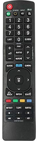 121AV Télécommande de rechange AKB72915207 pour LG 42LE7500 42LX6500 46LD550 46LD550UB 47LD420 47LD450 47LD450C 47LD520 47LD630 47LD650 47LD650 0UA 47LE. 5300 47LE530C 47LE5350 47LE5400