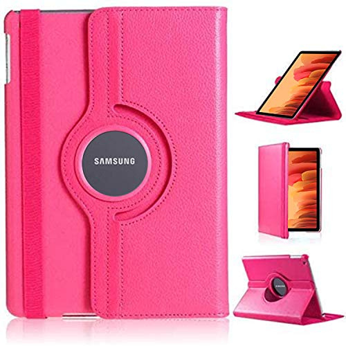 DN Technology Schutzhülle für Samsung Galaxy Tab A7 26,4 cm (10,4 Zoll) 2022/2020, Multi-Winkel, 360° drehbar, Smart-Folio-Schutzhülle (SM-T509/T500/T505/T507) (Rosa)