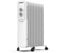 UNIVERSALBLUE Calefactor Eléctrico de Aceite Bajo Consumo | Radiador Aceite Blanco 2000W | 11 Elementos Calefactores | 3 Potencias | Silencioso | Sistema de Seguridad | Termostato Ajustable