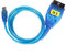 EVGATSAUTO Linea di test adattatore cavo diagnostico interfaccia USB OBD, cavo per K + DCAN con driver CD per K + DCAN K + CAN con interruttore