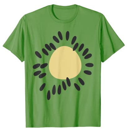 Lustiges Kiwi Kostüm Karneval Fasching Kiwifrucht Outfit Fun T-Shirt