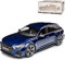 NEW A*U*D*I A6 RS6 C8 Avant Kombi Blau Metallic Modell Ab 2018 1/18 Minichamps Modell Auto mit individiuellem Wunschkennzeichen