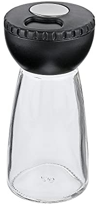 KÜCHENPROFI Gewürzstreuer BASIC 70 ml, verstellbarer Glasstreuer | Kräuterstreuer, 3-fach verstellbare Dosierwahl, für Salz, Pfeffer, Gewürze, Kräuter, Füllmenge ca. 70 ml, 11 cm, Ø 5 cm