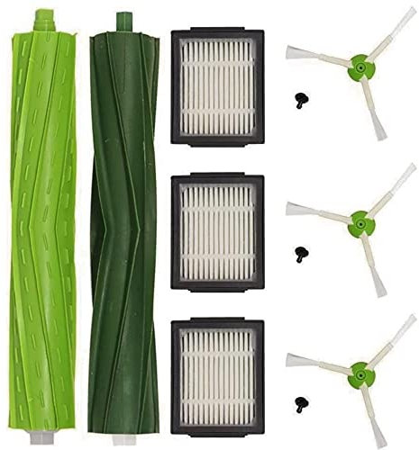 Polj - Accessoires de rechange compatibles pour iRobot Roomba e5 - i7 - i7 Plus, brosses rotatives, rouleau extracteur, filtres Hepa, pinceau