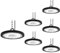 Treoir UFO Industrielampe, 100W Hallenstrahler Superhell 10000LM, IP65 Wasserdicht 6000-6500K Kaltweiß LED Hallenbeleuchtung für Garage Fabrik (6 Stück)