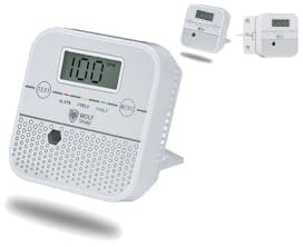 Détecteurs de Monoxyde de Carbone Mini Détecteur de CO WOLF SHIELD Alarme de Monoxyde de Carbone Portable avec écran LCD Autonome Bouton de Test et de Silence pour la Maison