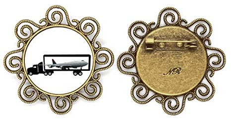 Broche en forme de fleur pour camion d'avion, chargement et transport