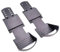 JISADER 2 Stück Rowing Machine Pedals rutschfest, Multifunktions-Trainer-Pedal-Ersatz Leicht, Rudergerät Pedale Tragbar für Workout, Fitnessstudio, Sport, Spinning Heimtrainer, Fahrrad, Gym