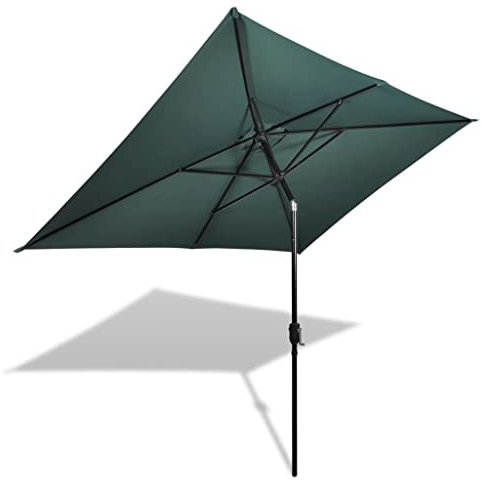 LIFTRR Home & Garden Parasol rectangulaire Vert 200 x 300 cm