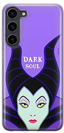 ERT Group Handyhülle für Samsung S23 Original und offiziell Lizenziertes Disney Muster Maleficent 001 optimal an die Form des Handy angepasst, hülle aus TPU