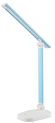 Baoblaze LED-Schreibtischlampe, Faltbare Tischlampe mit 3 Farbmodi, Augenschutz, Bürolampe, modernes Leselicht zum Lesen, Büro, Lernen, Basteln, Nachttisch, Blau