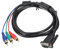 sourcing map Cavo adattatore da VGA a RCA, 1,5 m, cavo adattatore 3RCA a VGA per computer TV