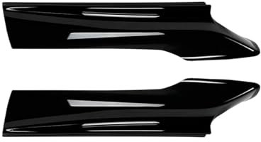 Frontspoiler Auto Front Stoßstange Seite Splitter Abdeckung Spoiler Für B&MW F10 F11 520i 530i 2011 2012 2013 2014 2015 2016 2017 (Farbe : Schwarz)