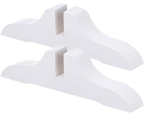 DECHOUS Lot de 2 pieds de séparation de pièce pliables en bois pour maison, hôtel, bureau