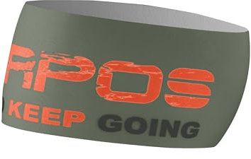 KARPOS 2501120-025 PELMETTO Headband Hat Unisex Thyme/Spicy ORANGE/Black Sand Größe Uni
