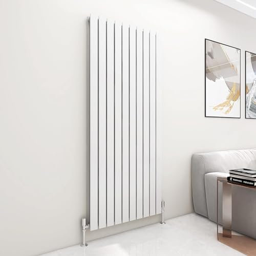 mcc direct Vertical Radiator Double Flat Panel 1800x680mm Designer Vertical Radiator(White)