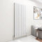 mcc direct Vertical Radiator Double Flat Panel 1800x680mm Designer Vertical Radiator(White)