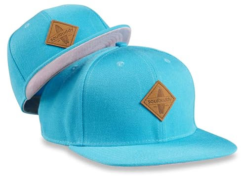 Soulbuddy Cap Herren Cap Kinder – 2er-Set Familien Outfit Set – Vater Sohn Partnerlook – Mama Tochter Partnerlook – Papa Geschenk – SkyBlue-Pink – One Size und Kids L