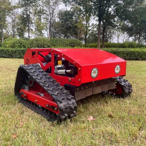 Robotic Lawn Mower Crawler Farm Mower Remote Control Garden Grass Cutting Machine